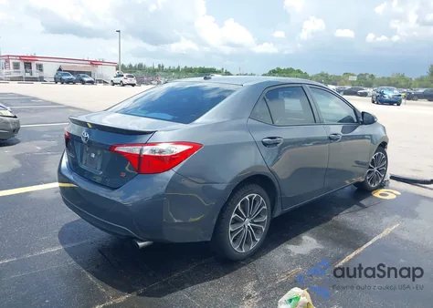 2016 Toyota Corolla S Plus из США, поврежденный, VIN 2T1BURHE2GC695664